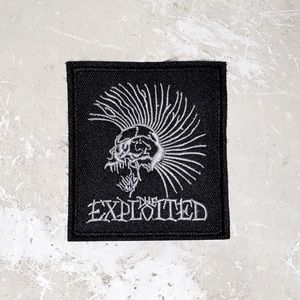 The Exploited embroidered iron on patch pristine condition unisex 🎸​​​​​